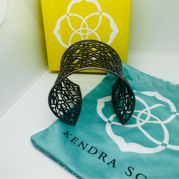 Kendra Scott Antique Silver Aimee Cuff Bracelet - Picture 2 of 10